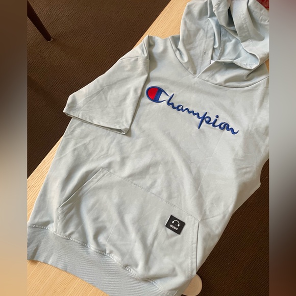 CHAMPION Mint t-shirt hoodie - Picture 3 of 3